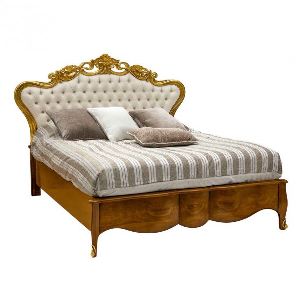 LETTO CON TESTATA INTAGLIATA L.224